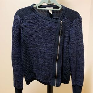 White + Warren Sweater Jacket size M